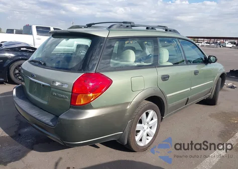 2007 Subaru Outback 2.5I z USA, uszkodzony, nr VIN 4S4BP61C577331234